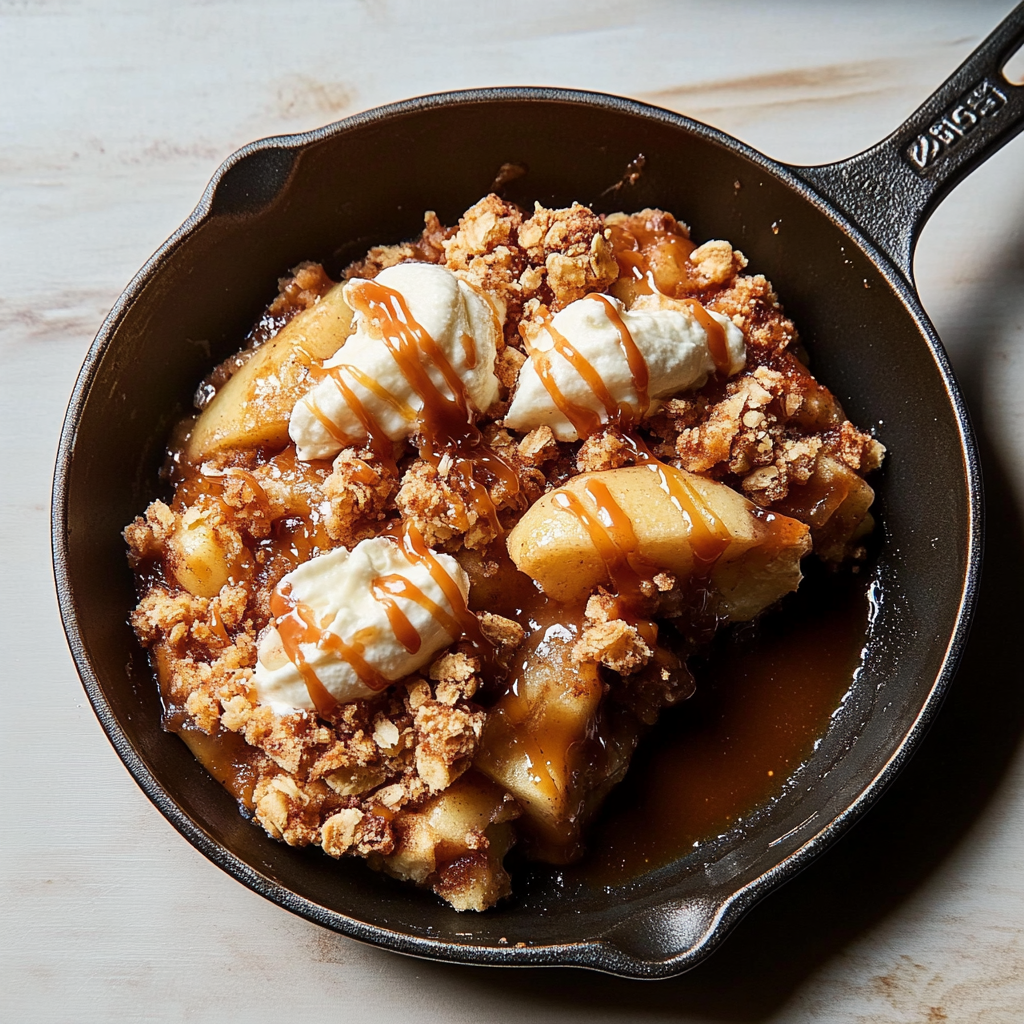Caramel Apple Crisp