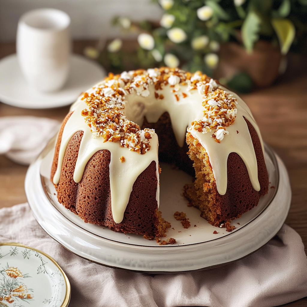 Carrot Bundt Cake ingredients
