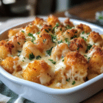 Cheddar Ranch Chicken Tater Tot Bake 1