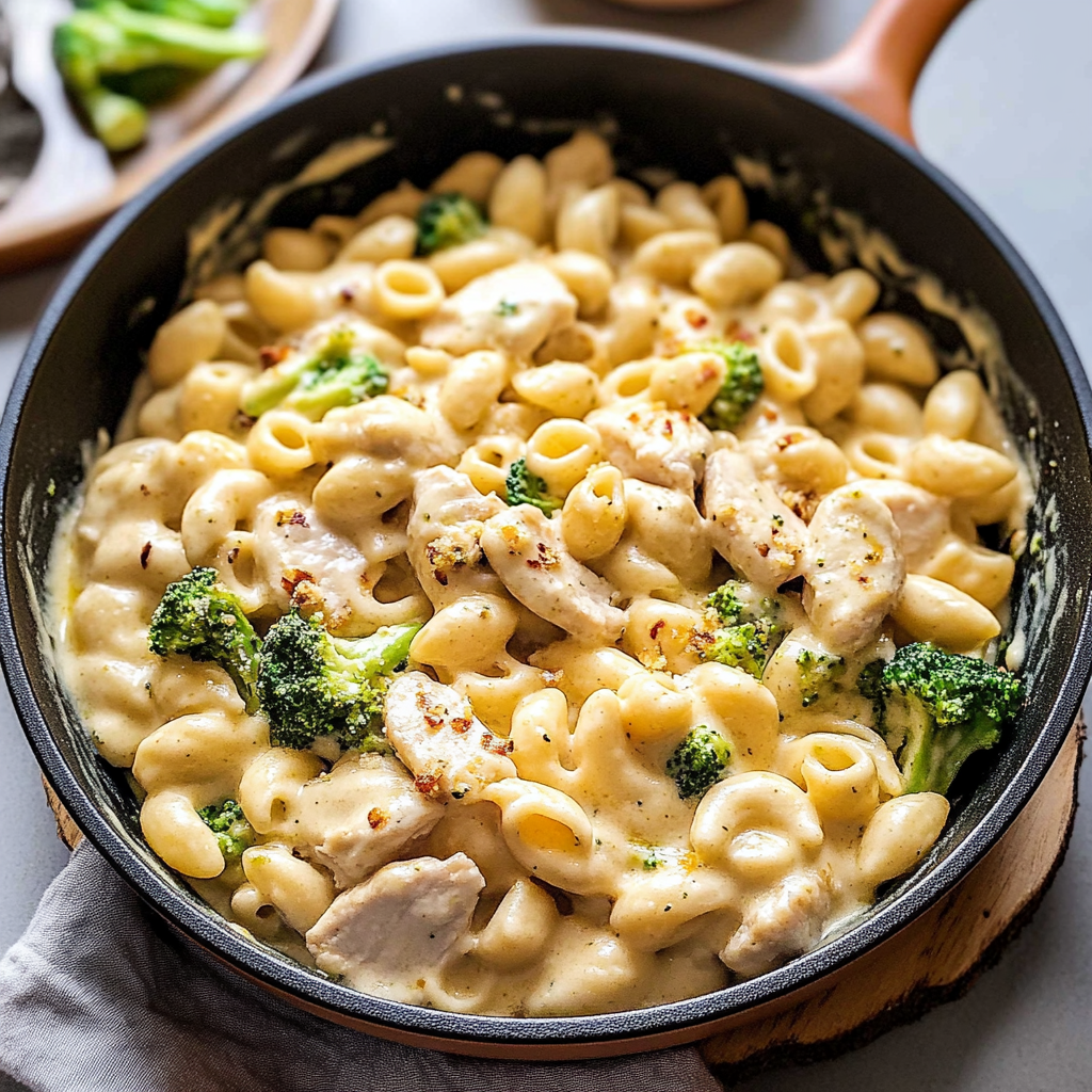 Chicken Broccoli Mac and Cheese