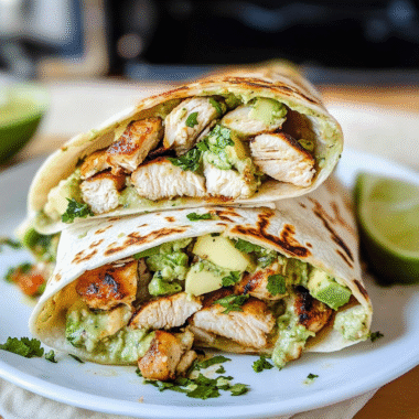 Chicken and Avocado Burritos 1