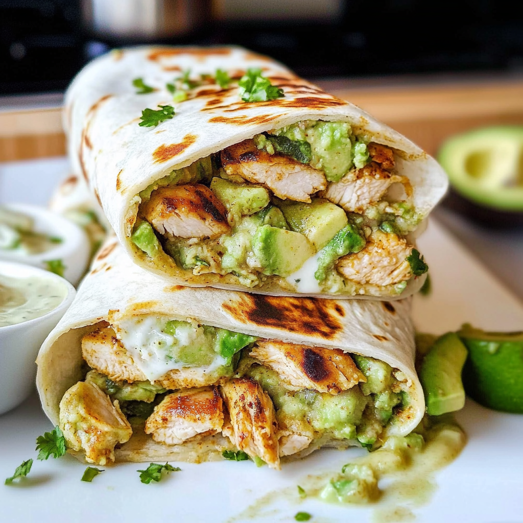 Chicken and Avocado Burritos 21 Chicken and Avocado Burritos