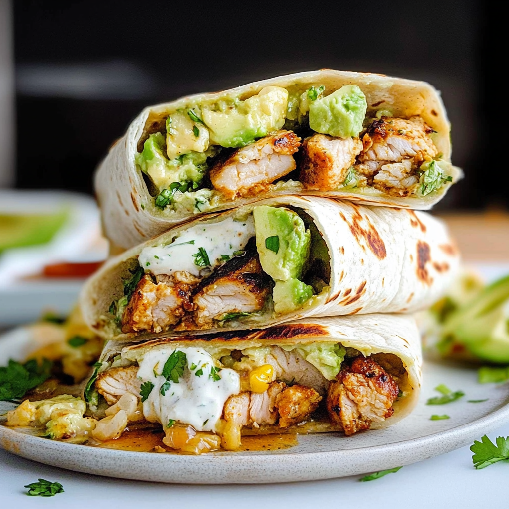 Chicken and Avocado Burritos 22 Chicken and Avocado Burritos