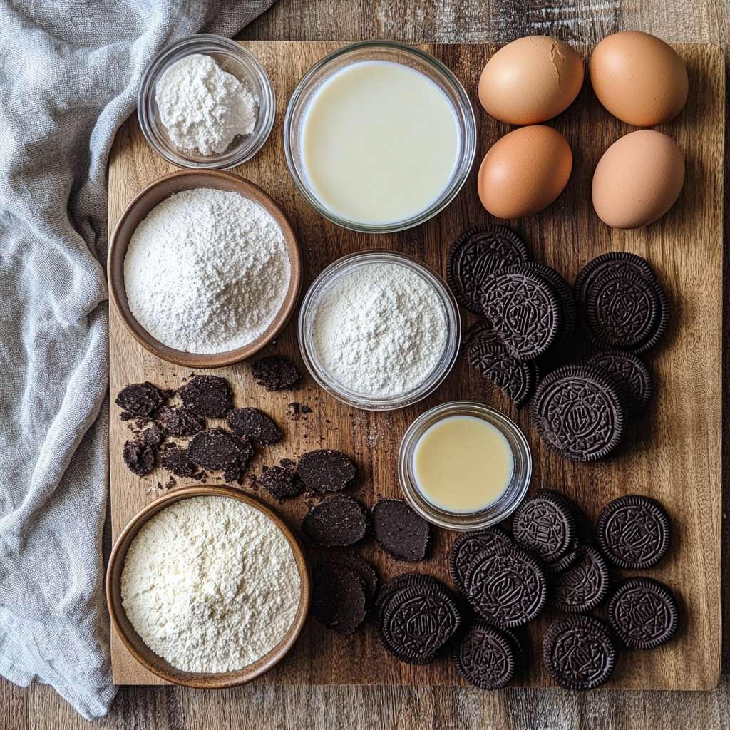 Chocolate Oreo Cake ingredients