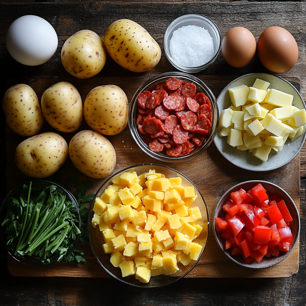 Chorizo & Potato Egg Casserole 20 Chorizo & Potato Egg Casserole ingredients