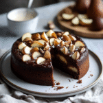 Christmas Chocolate Hazelnut Pear Cake 1 1