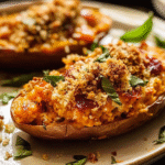 Christmas Holiday Stuffed Sweet Potato 1 1