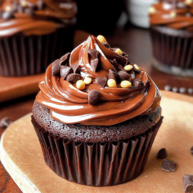 Christmas Mocha Chocolate Mousse Cupcakes 2 1