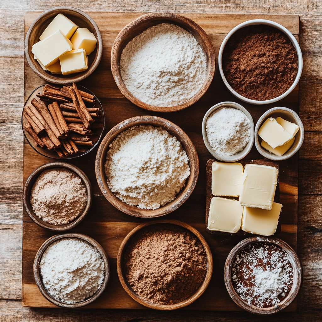 Churro Cheesecake Cookies ingredients