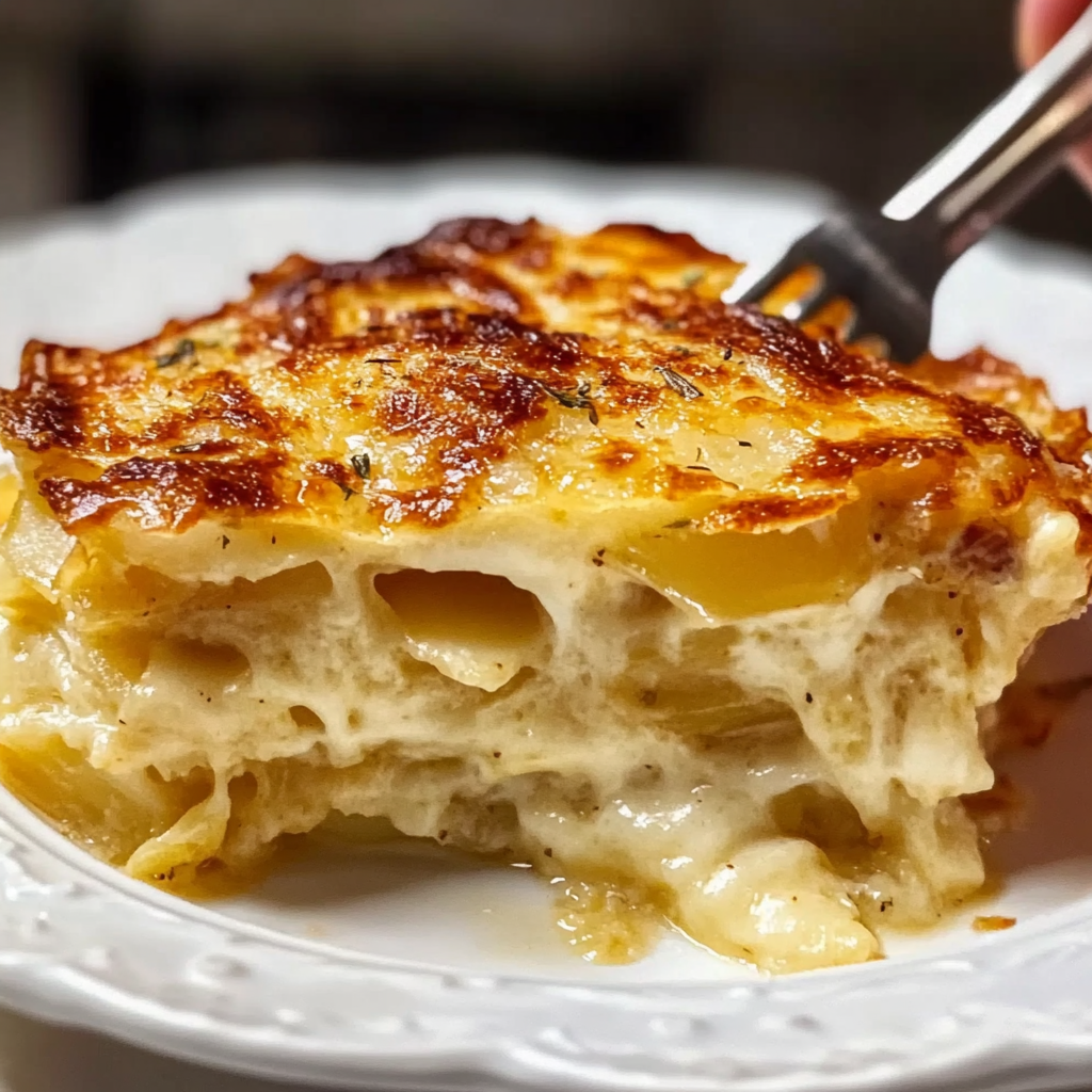 Copycat Ruth’s Chris Potatoes au Gratin