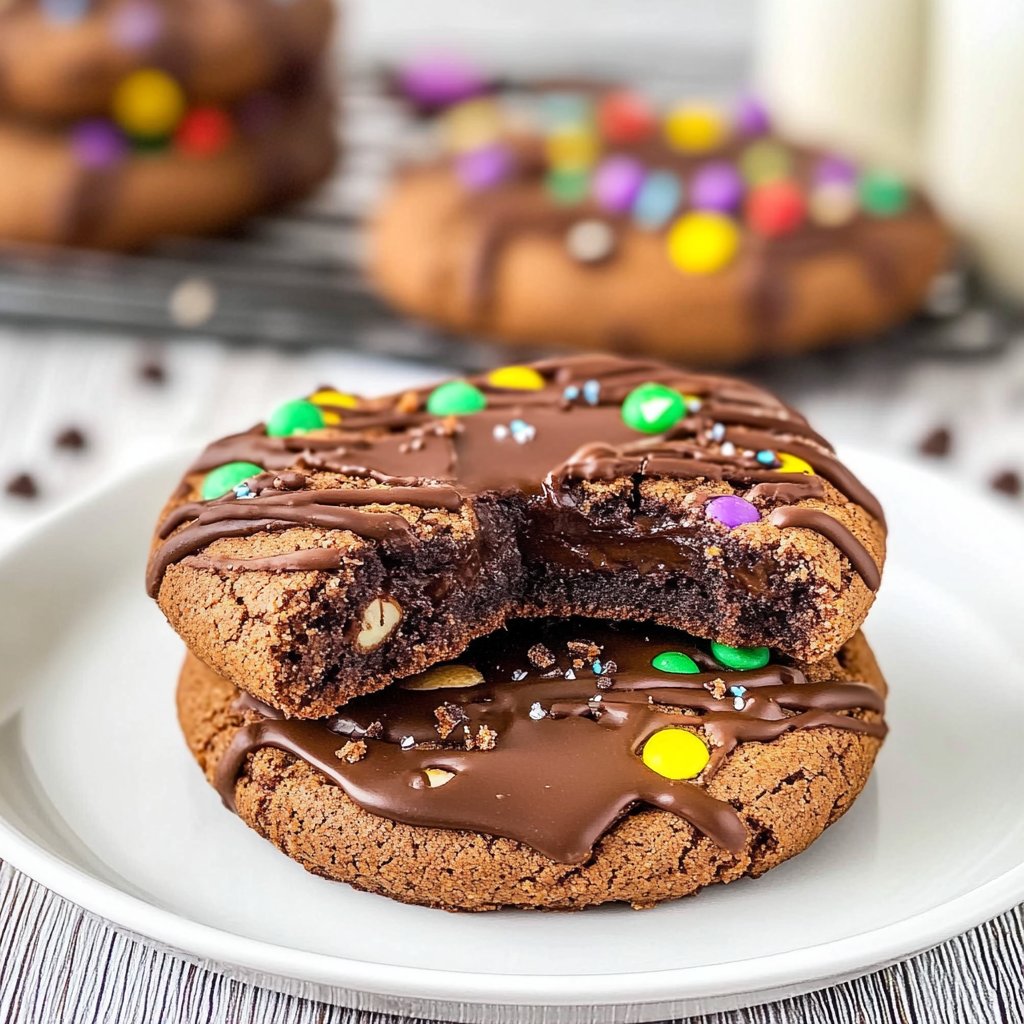 Cosmic Brownie Crumbl Cookie 1