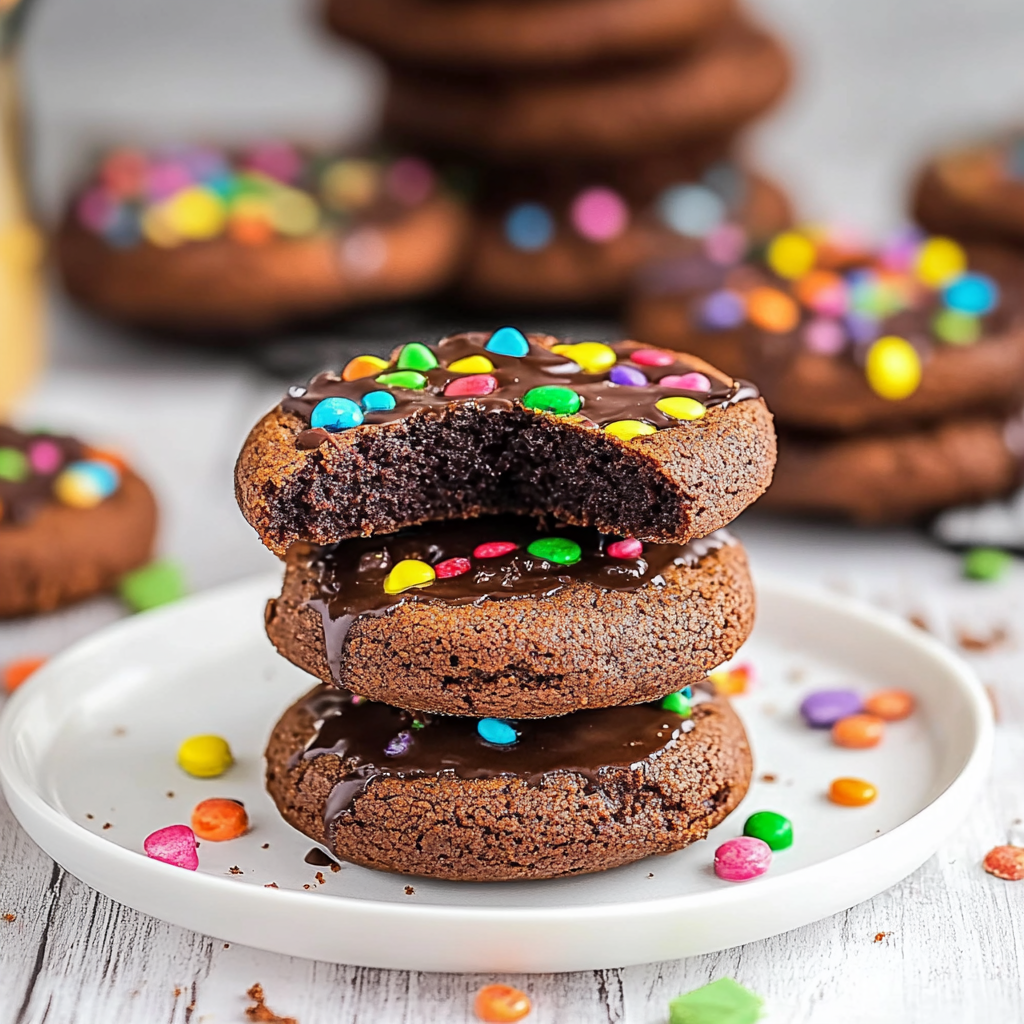 Cosmic Brownie Crumbl Cookie