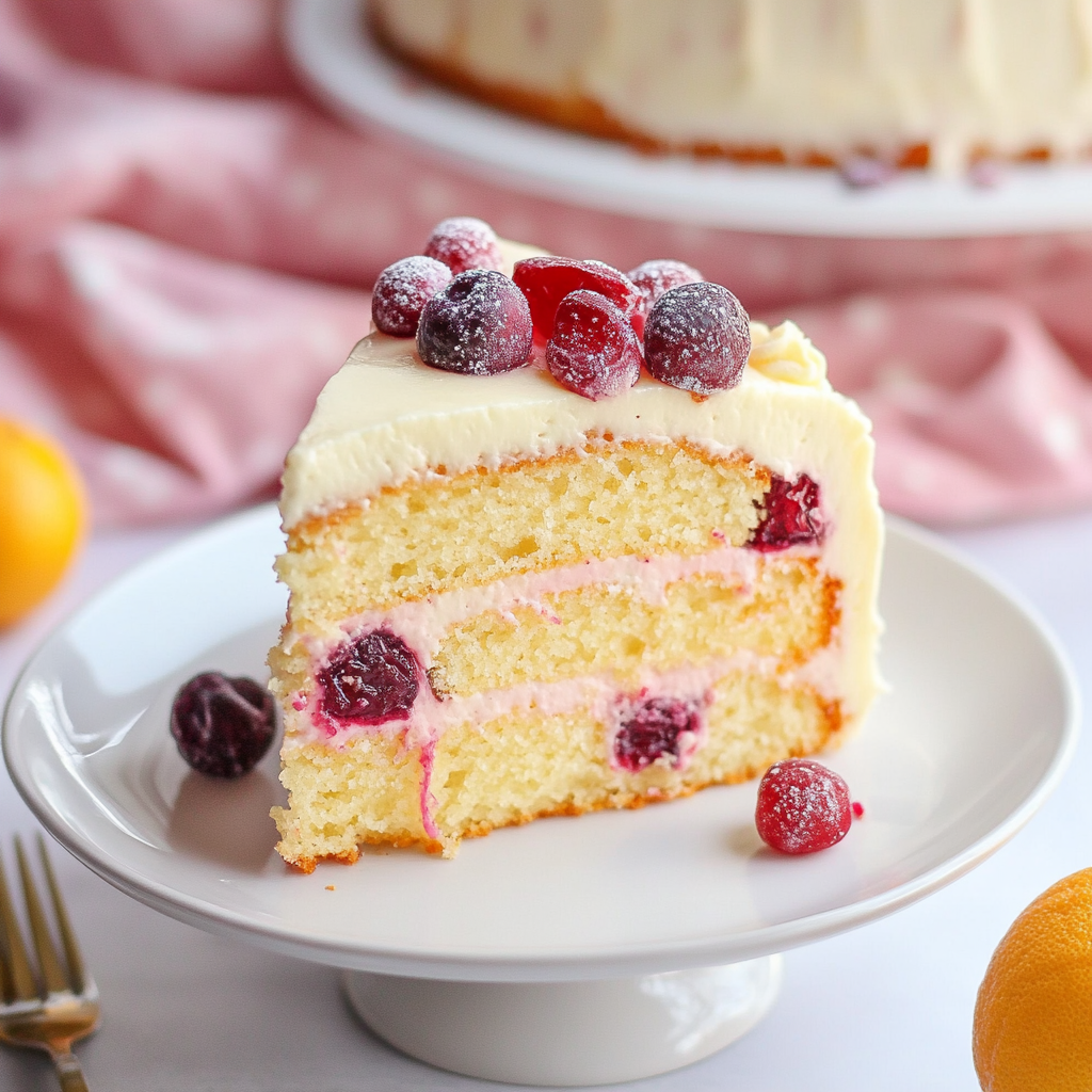 Cranberry Orange Cake 3