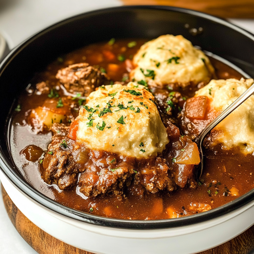 Crockpot Beef Stew with Dumplings