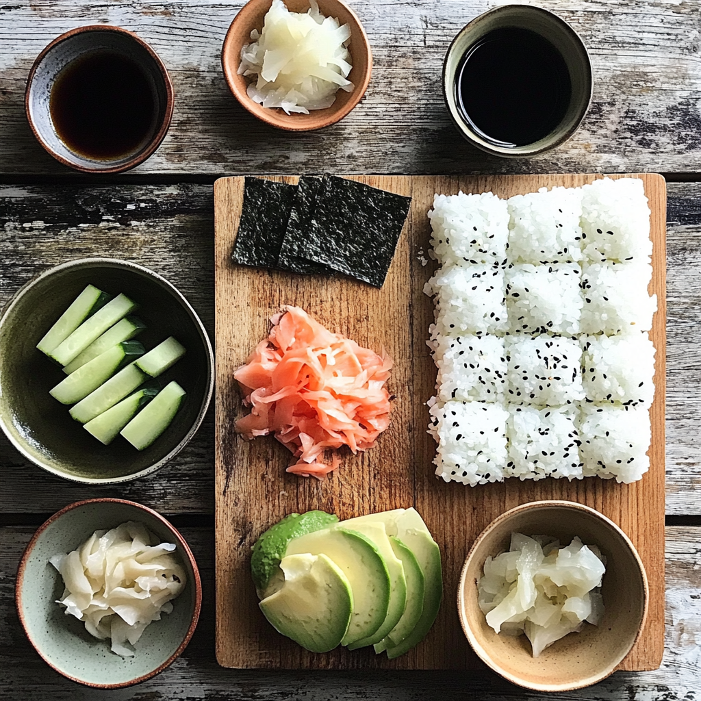 Crunchy California Roll ingredients