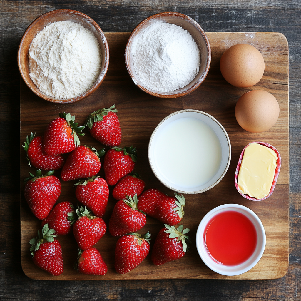 Double Strawberry Muffins 21 Double Strawberry Muffins ingredients