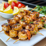 Grilled Jerk Shrimp and Pineapple Skewers 1