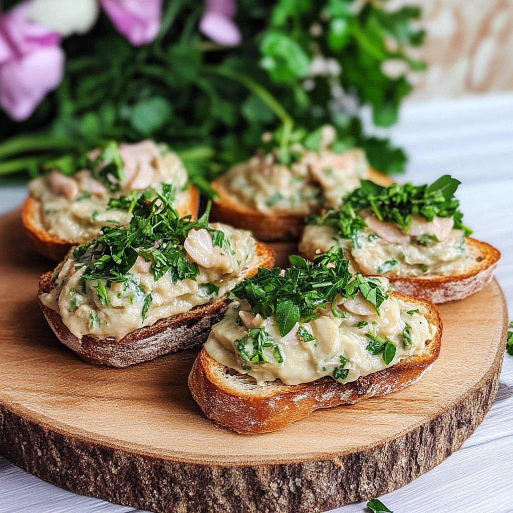 Herbed White Bean Crostini 1