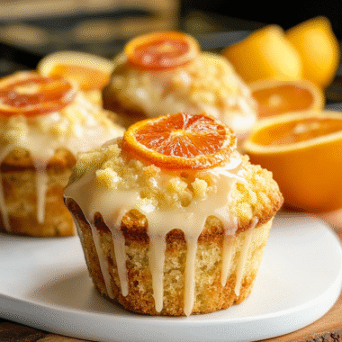 Holiday Orange Muffins With Fresh Orange Glaze 1
