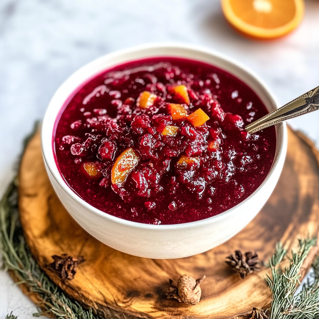 Homemade Orange Cranberry Sauce 1