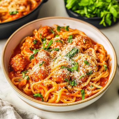 Homemade SpaghettiOs with Meatballs 1