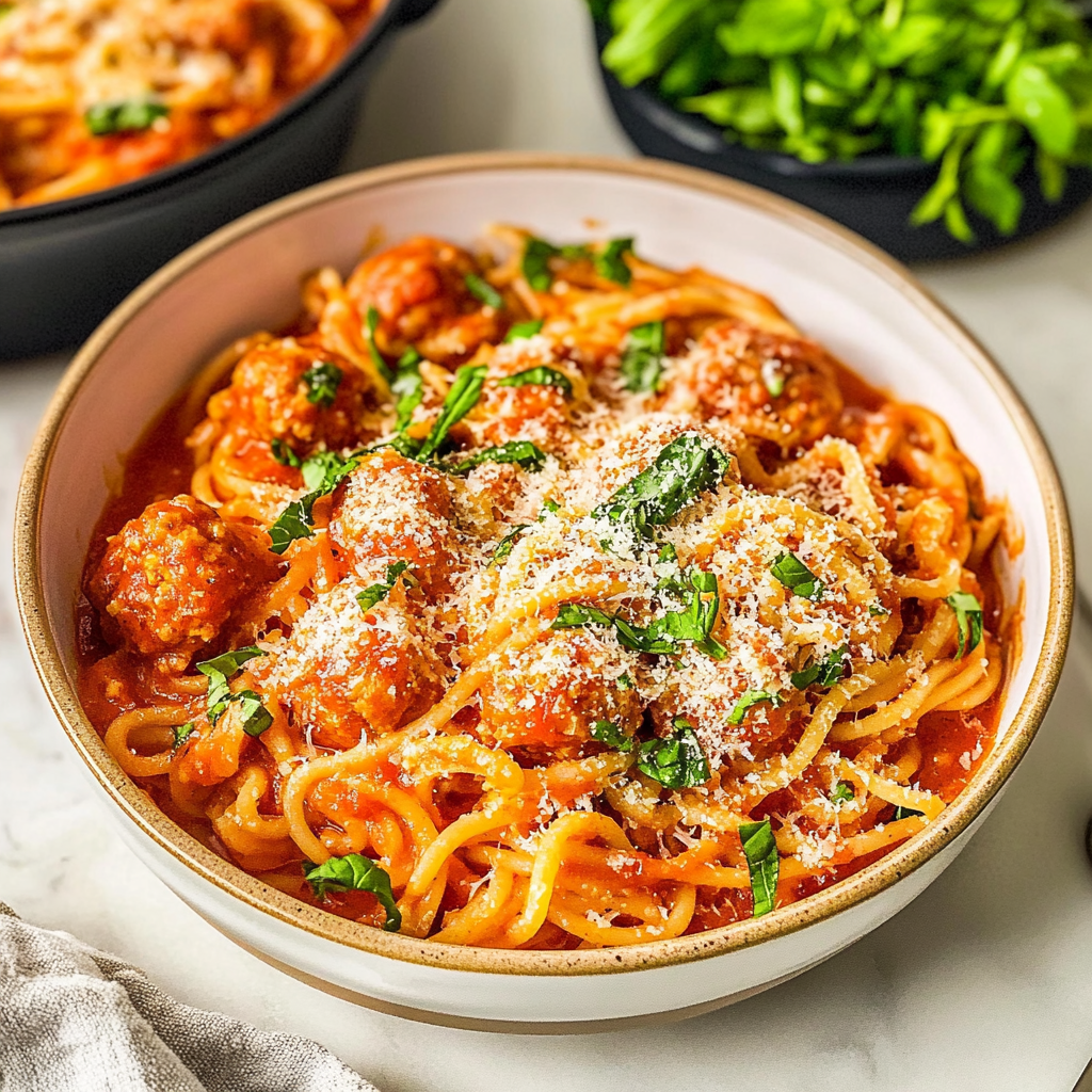 Homemade SpaghettiOs with Meatballs 1