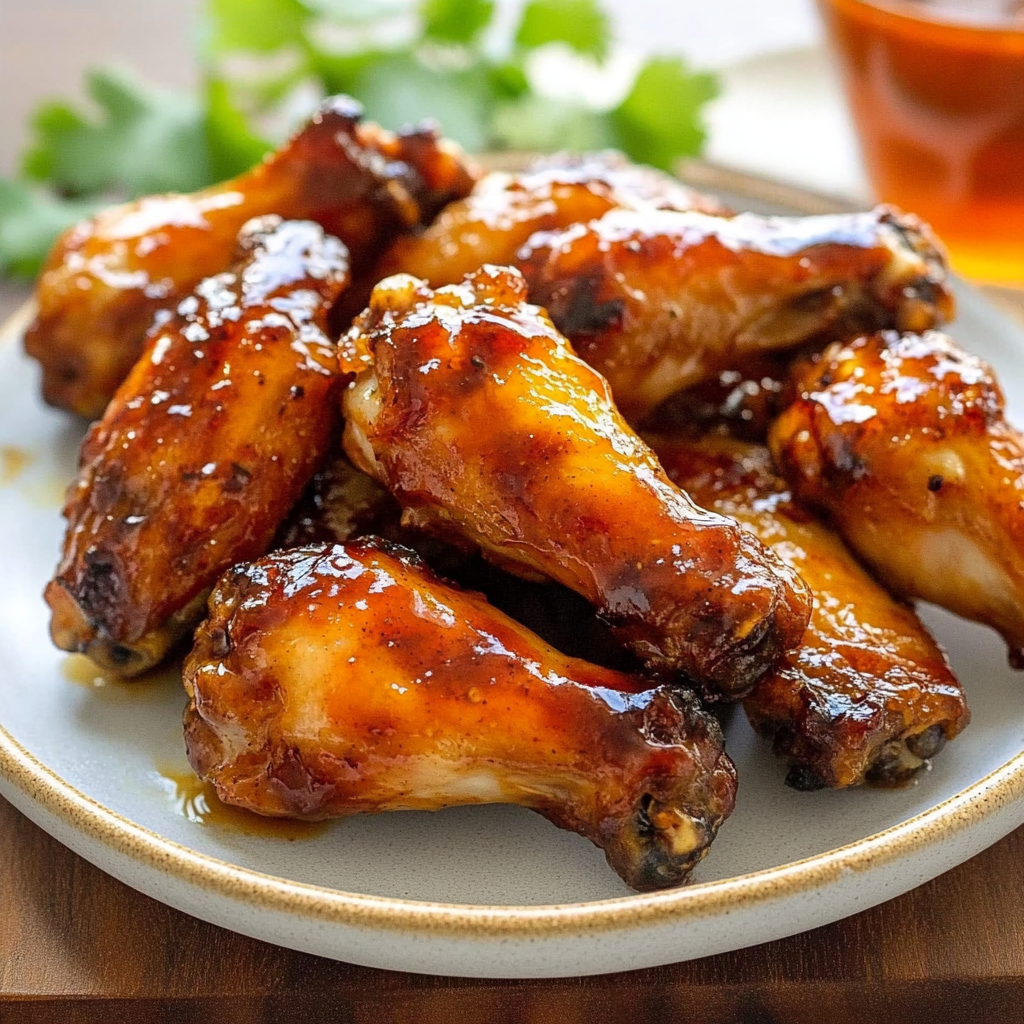Hot Honey Butter Chicken Wings in the Air Fryer