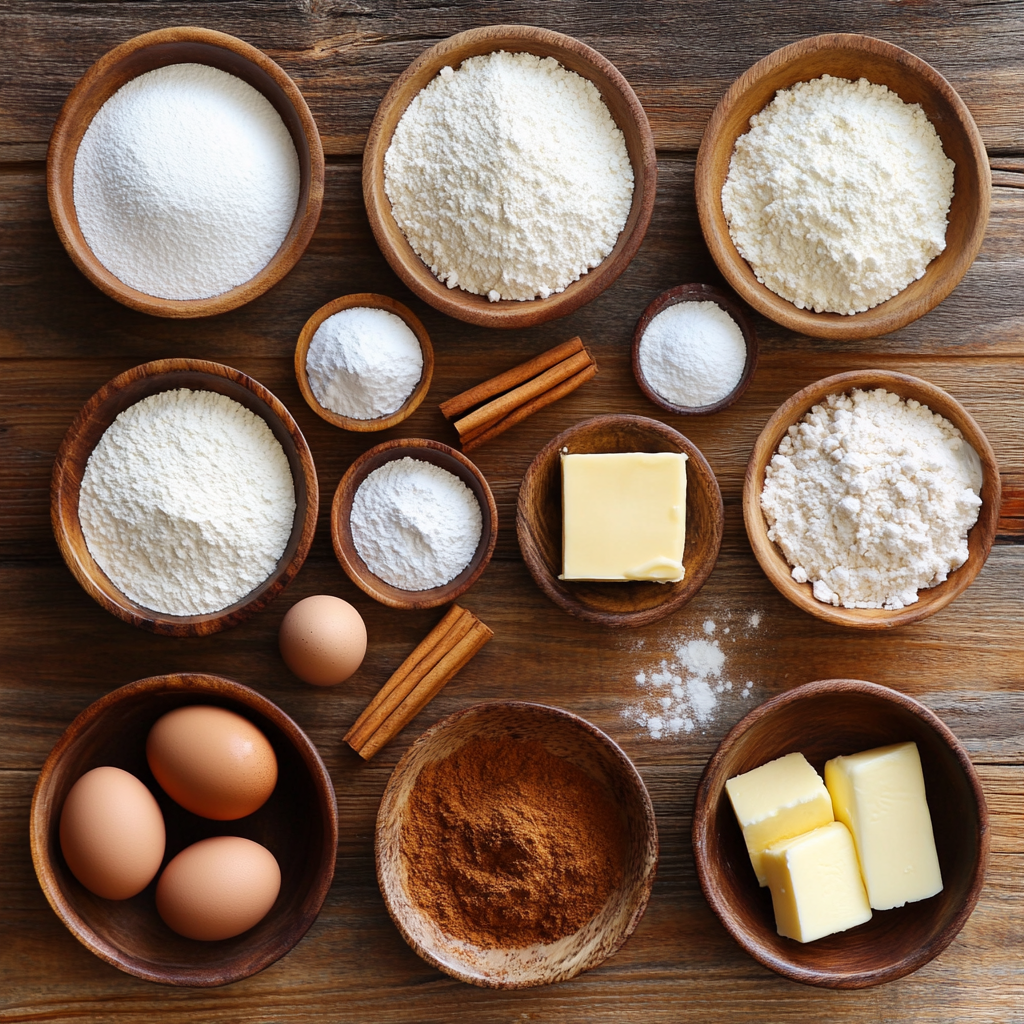 Irresistible Sour Cream Coffee Cake Loaf ingredients