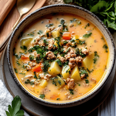 Italian Sausage and Potato Soup 1