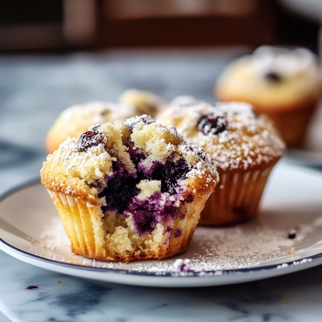 Mini Blueberry Muffins (Made with Almond Flour)