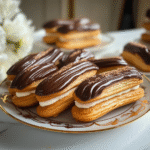 Mocha Eclairs 1