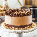 Peanut Butter Chocolate Mousse Cake 1