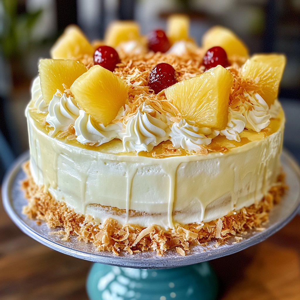 Pineapple Coconut Dream Cake 1
