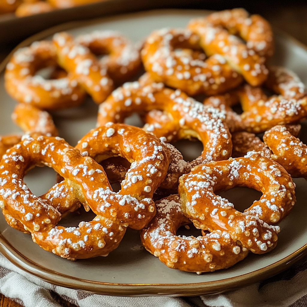 Pumpkin Spice Pretzels