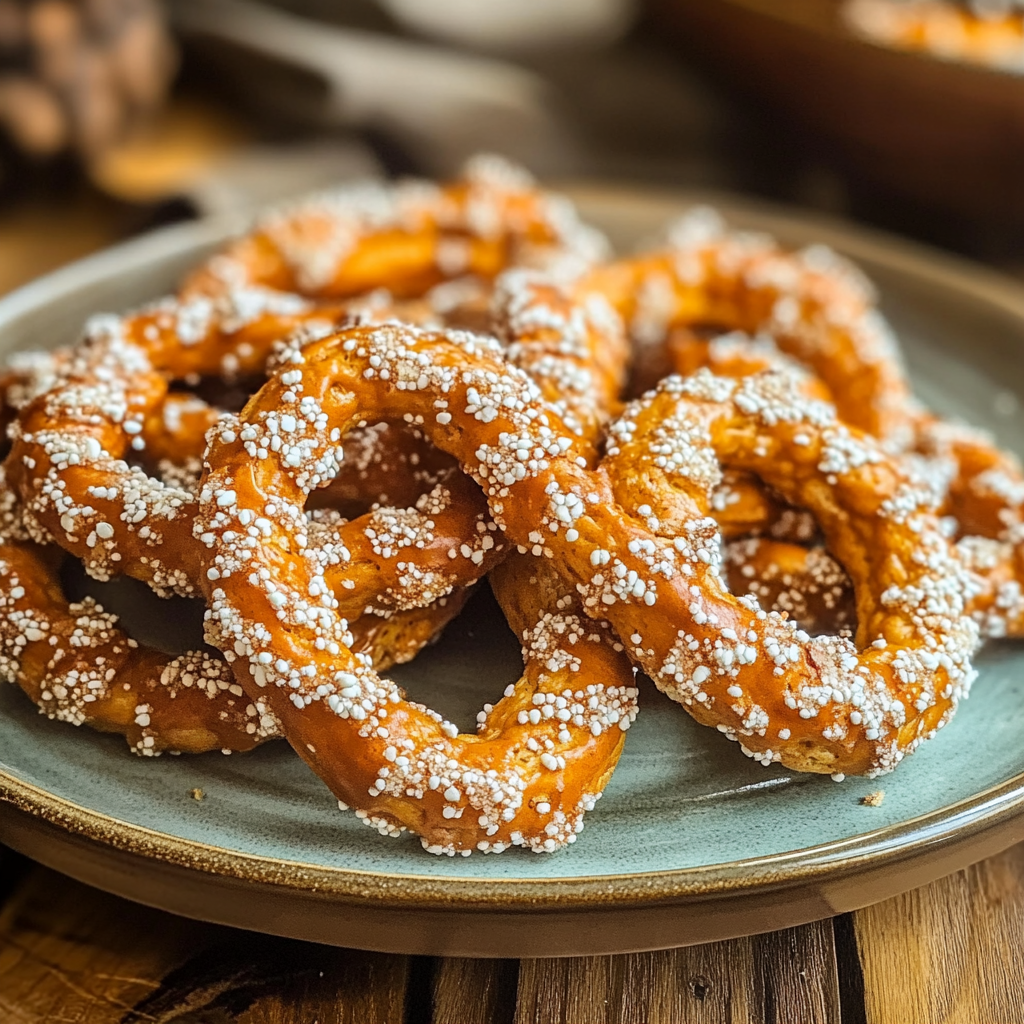Pumpkin Spice Pretzels