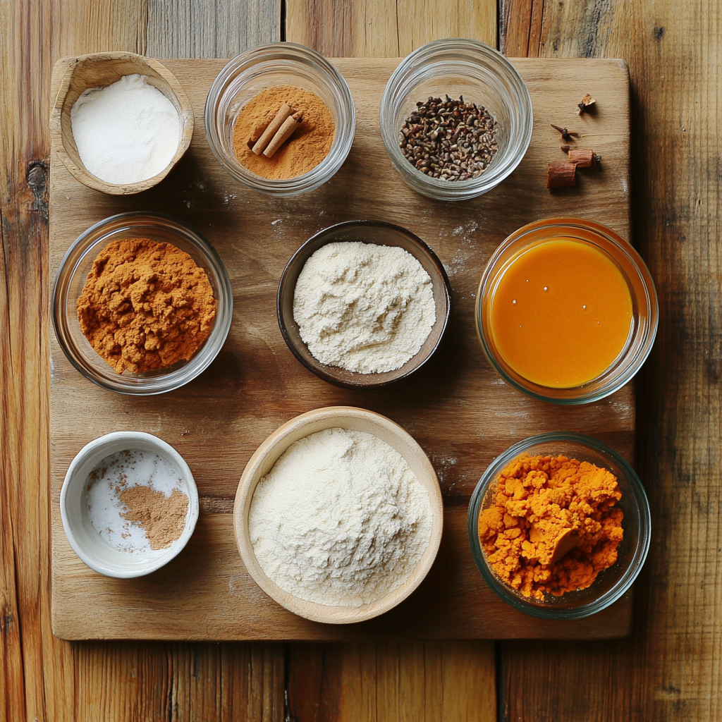 Pumpkin Spice Pretzels ingredients