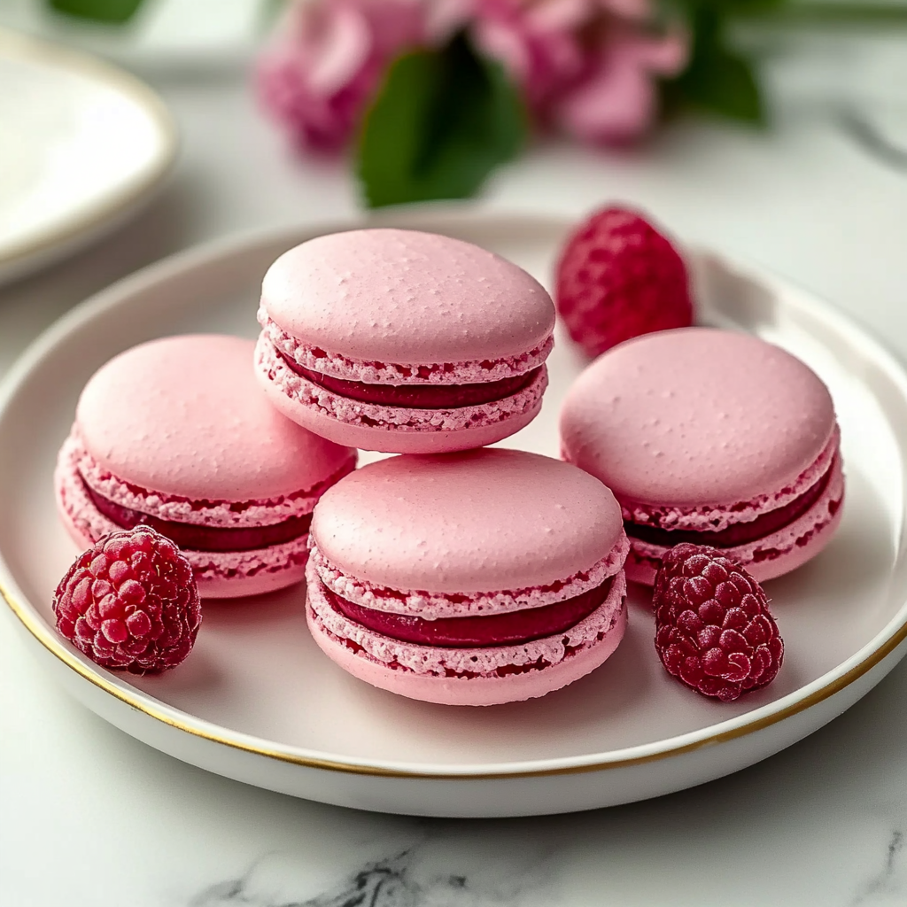 Raspberry Macarons Recipe