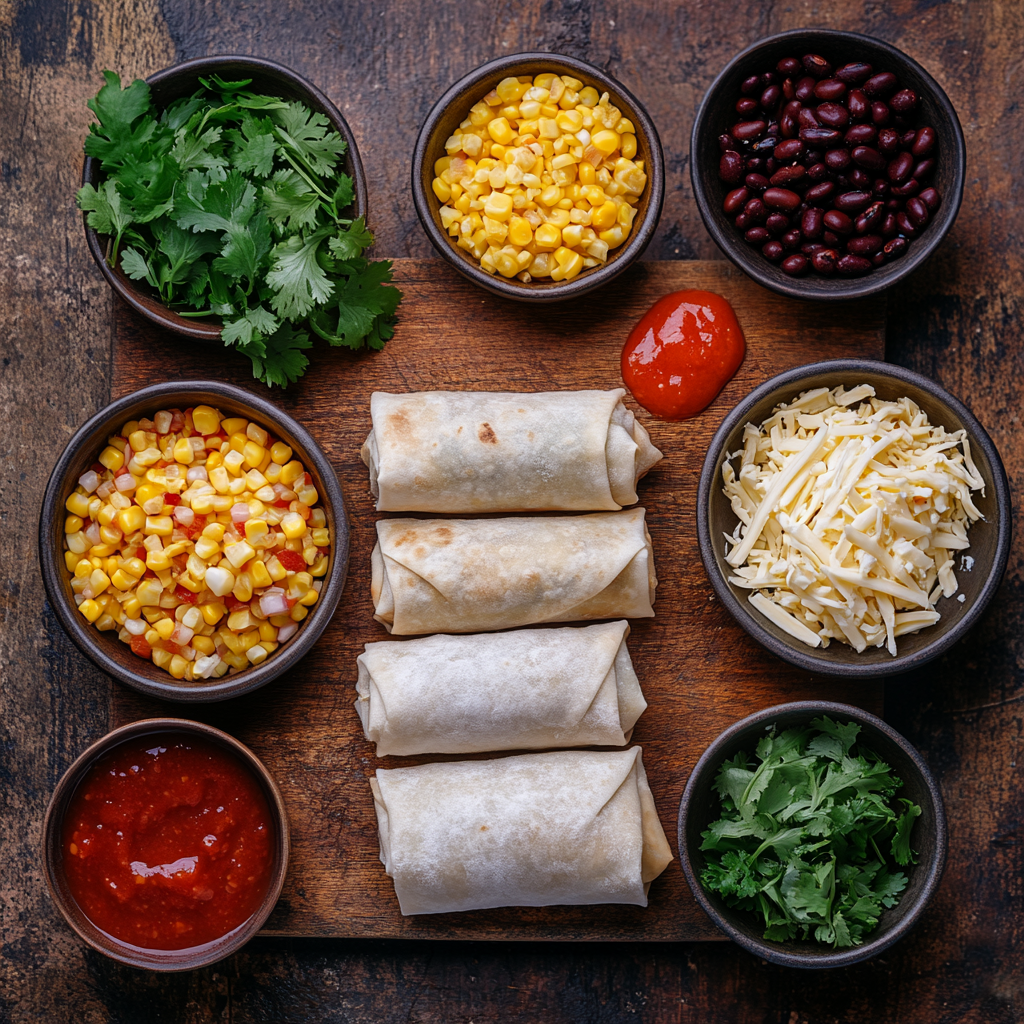 Southwest Egg Rolls ingredients
