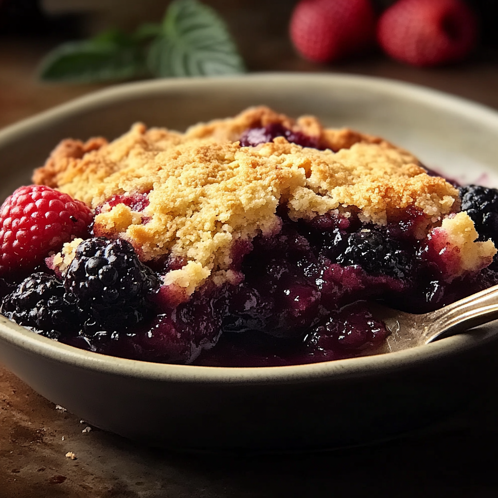 Sweet Blackberry Cobbler