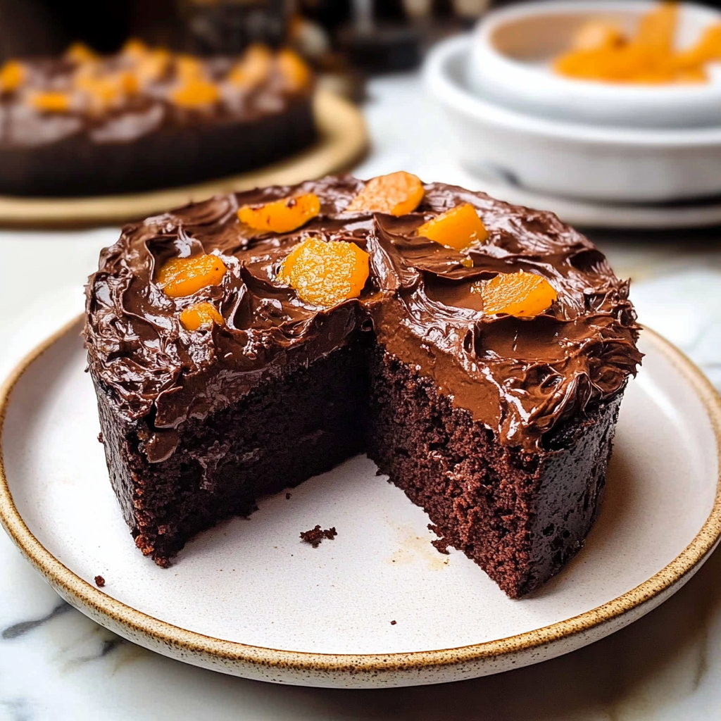 Sweet Potato Chocolate Cake 1