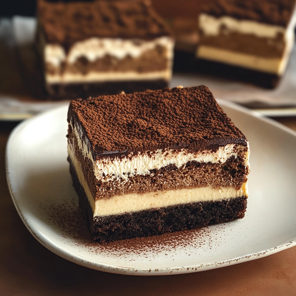 Tiramisu Brownies
