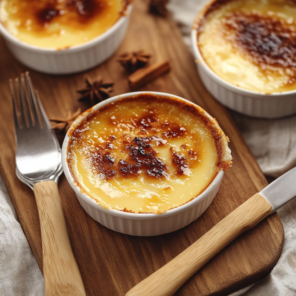 christmas Eggnog Creme Brulee 1