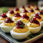 va20107 Cranberry Deviled Eggs. Amateur photo from Pinterest wa 2b66a295 cfa3 41d8 b42d 940e0b0fdba8