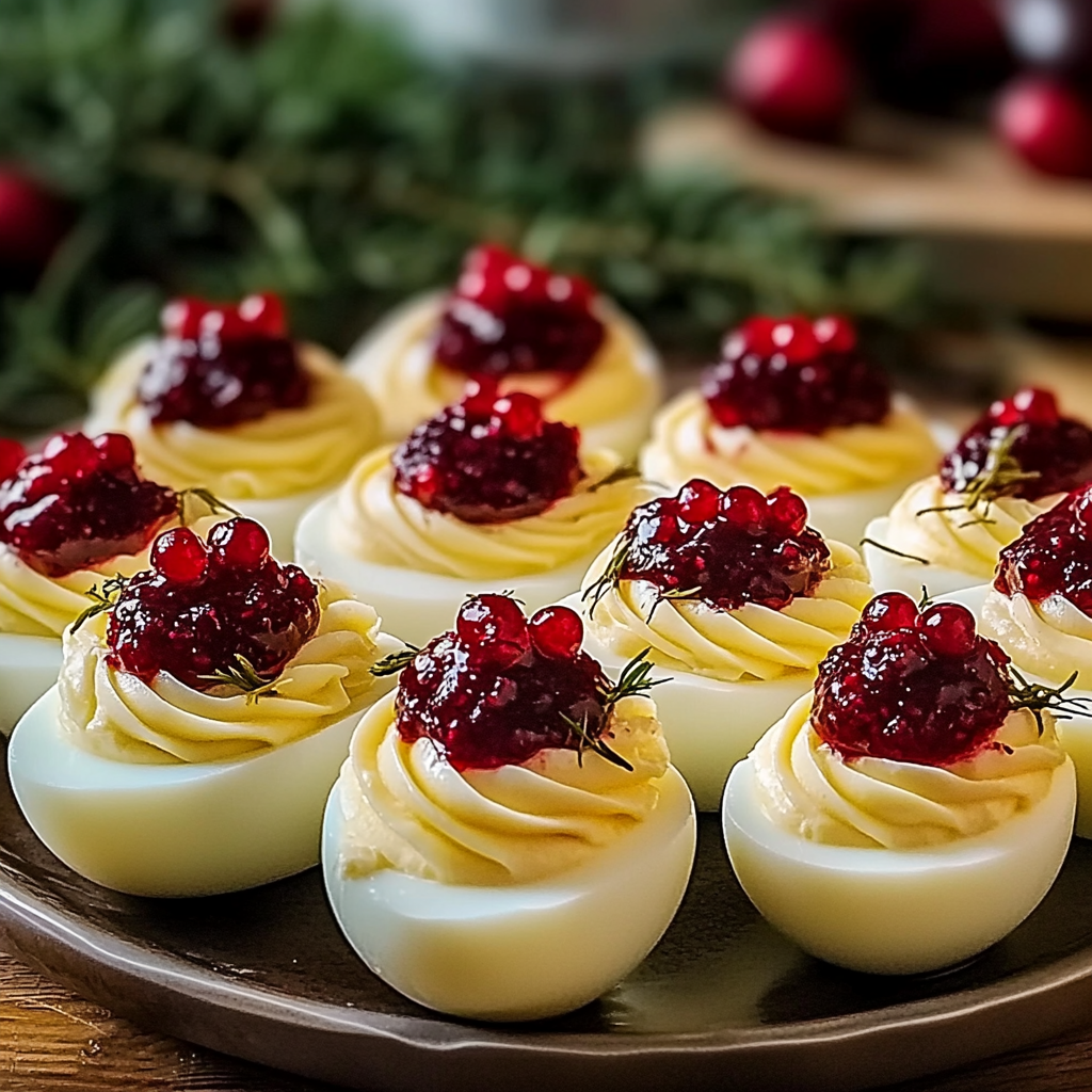 va20107 Cranberry Deviled Eggs. Amateur photo from Pinterest wa e7a7d92a 2caa 4536 91c4 c0a059edf9b6