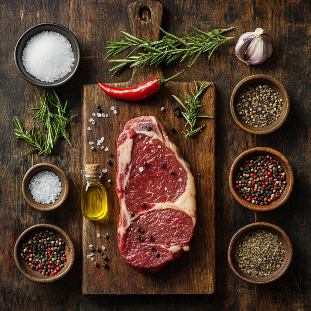 Air Fryer Steak ingredients