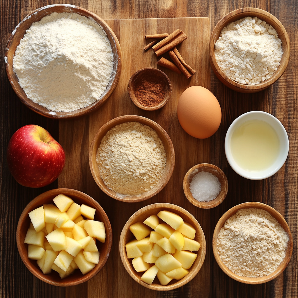 Apple Cinnamon Pancakes ingredients