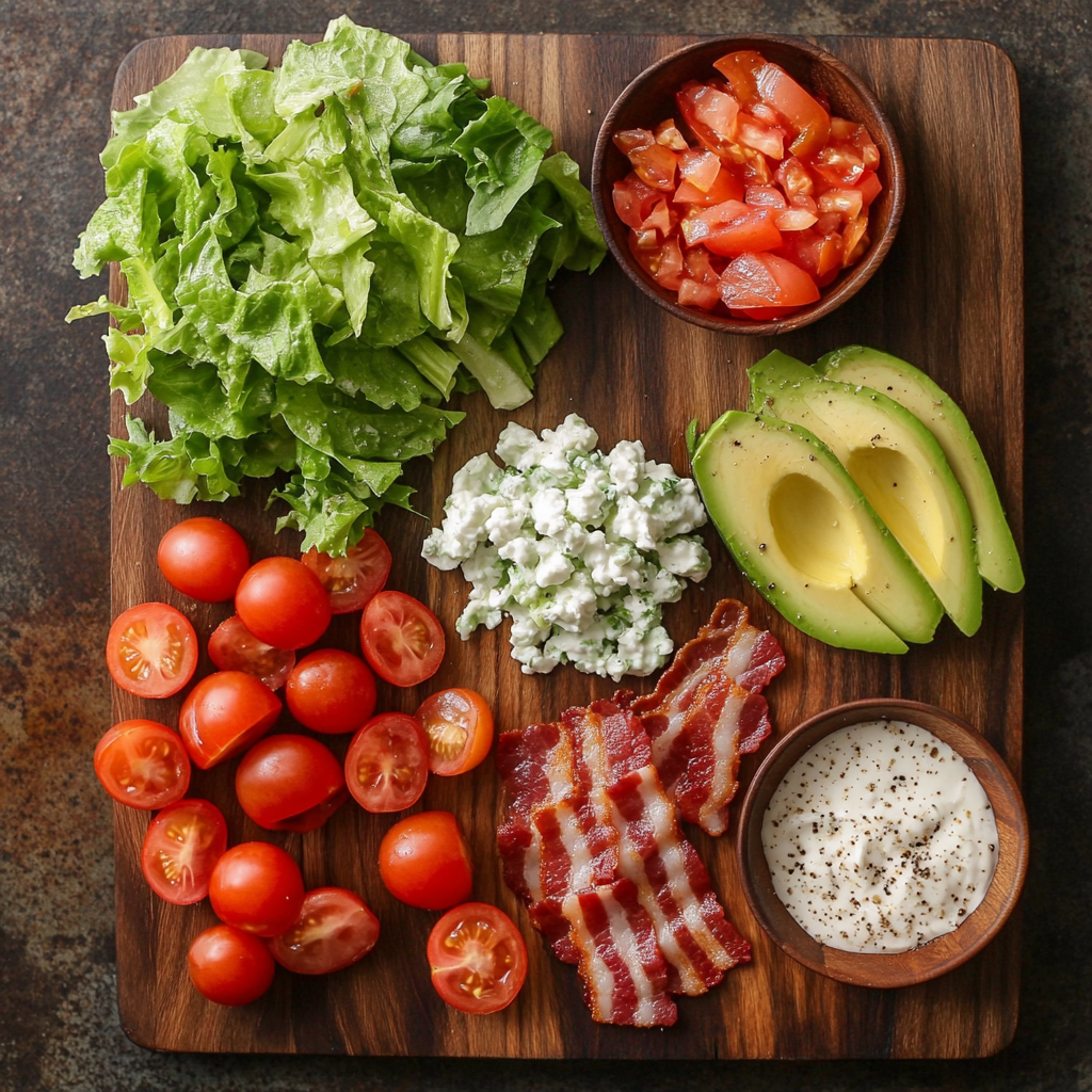 BLT Cottage Cheese Bowl 18 BLT Cottage Cheese Bowl ingredients