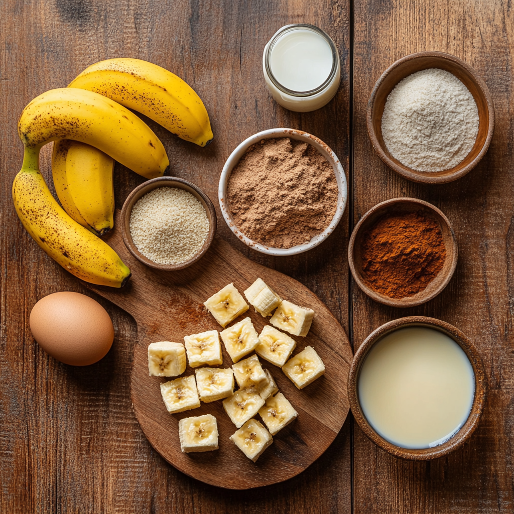 Banana French Toast Casserole ingredients