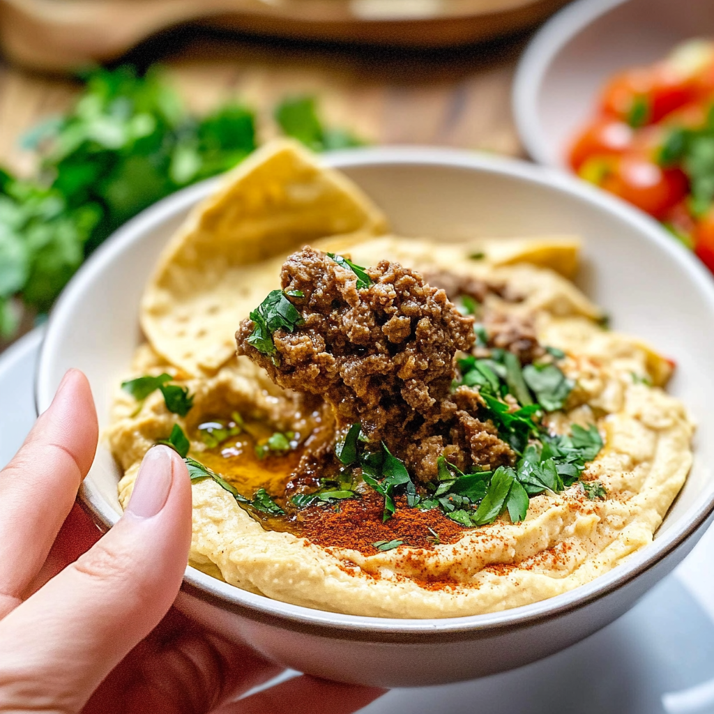 Beef Shawarma Hummus