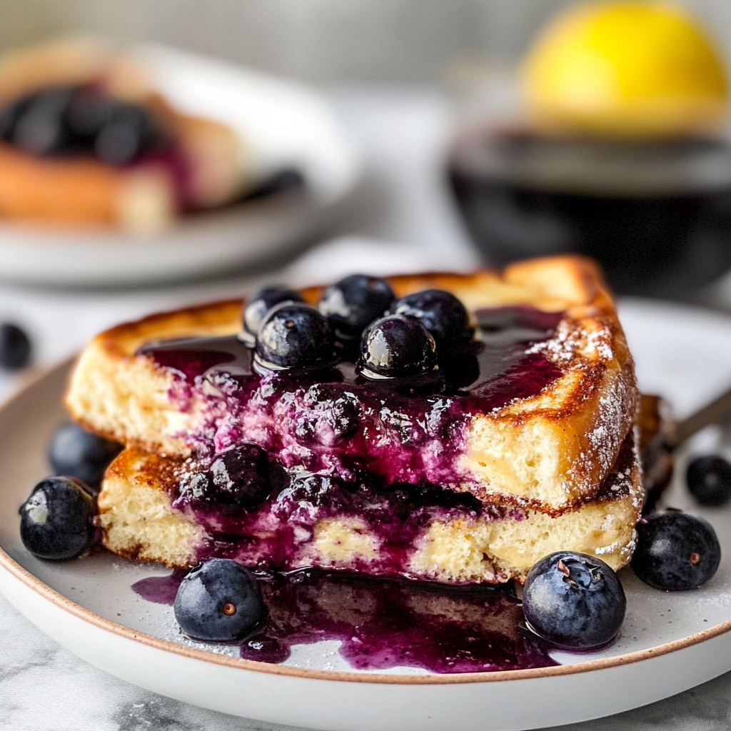 Blueberry Stuffed French Toast 1
